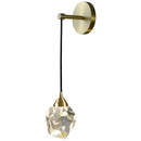 GobekUsa Crystal Wall Sconce Light - Modern Golden Nordic LED Fixture for Living Room