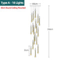 GobekUsa Crystal Water Drop Chandeliers: Modern Luxury LED Lighting for Bedroom, Bar & Decor