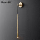 GobekUsa Crystal Water Drop Wall Sconce for Bathroom & Bedroom, Gold LED Mirror Light