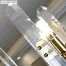GobekUsa Modern Gold Curved Arm Island Lighting - 6 Head Living Room Hanging Ceiling Light