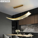 GobekUsa Shopia - Luxury Arch Crystal Suspension Chandelier - Modern Lighting Design