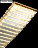 GobekUsa Shopia - Luxury Arch Crystal Suspension Chandelier - Modern Lighting Design