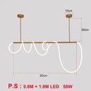 GobekUsa 360° Luminous LED Pendant Lights: Modern & Stylish Indoor Hanging Lamp for Living Room & Restaurant