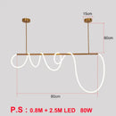 GobekUsa 360° Luminous LED Pendant Lights: Modern & Stylish Indoor Hanging Lamp for Living Room & Restaurant