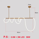 GobekUsa 360° Luminous LED Pendant Lights: Modern & Stylish Indoor Hanging Lamp for Living Room & Restaurant