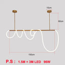 GobekUsa 360° Luminous LED Pendant Lights: Modern & Stylish Indoor Hanging Lamp for Living Room & Restaurant