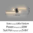 GobekUsa LED Wall Lamp: Modern Long Line Design for Living Room, Bedroom, Hallway, Indoor Lighting