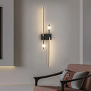 GobekUsa LED Wall Lamp: Modern Long Line Design for Living Room, Bedroom, Hallway, Indoor Lighting