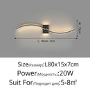 GobekUsa LED Wall Lamp: Modern Long Line Design for Living Room, Bedroom, Hallway, Indoor Lighting