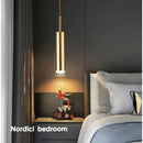 GobekUsa Gold Modern LED Bedroom Spotlight Chandelier