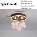 GobekUsa Dancing Girl LED Chandelier: Modern Kids Room Light, Cartoon Ceiling Lamp
