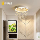 GobekUsa Dancing Girl LED Chandelier: Modern Kids Room Light, Cartoon Ceiling Lamp