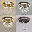 GobekUsa Dancing Girl LED Chandelier: Modern Kids Room Light, Cartoon Ceiling Lamp