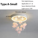 GobekUsa Dancing Girl LED Chandelier: Modern Kids Room Light, Cartoon Ceiling Lamp