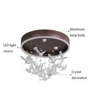 GobekUsa Dancing Girl LED Chandelier: Modern Kids Room Light, Cartoon Ceiling Lamp