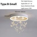 GobekUsa Dancing Girl LED Chandelier: Modern Kids Room Light, Cartoon Ceiling Lamp