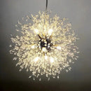 GobekUsa Dandelion Art Crystal Chandelier: Nordic Modern Luxury for Living Room & Restaurant