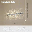 GobekUsa Dandelion Crystal Ceiling Lamp Chandelier for Bedroom Dining Room Kitchen Island