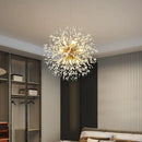 GobekUsa Dandelion Crystal Ceiling Lamp Chandelier for Bedroom Dining Room Kitchen Island