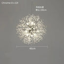 GobekUsa Dandelion Crystal Ceiling Lamp Chandelier for Bedroom Dining Room Kitchen Island