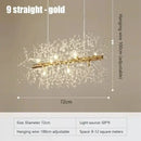 GobekUsa Dandelion Crystal Ceiling Lamp Chandelier for Bedroom Dining Room Kitchen Island