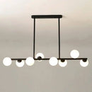GobekUsa Bubble Ball LED Hanging Chandelier: Modern Nordic Magic Bean Design with G9 Lights