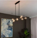 GobekUsa Bubble Ball LED Hanging Chandelier: Modern Nordic Magic Bean Design with G9 Lights