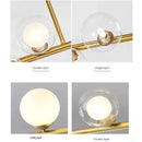 GobekUsa Bubble Ball LED Hanging Chandelier: Modern Nordic Magic Bean Design with G9 Lights