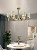 GobekUsa Bubble Crystal Chandelier for Luxurious Living Room Decor