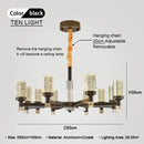 GobekUsa Bubble Crystal Chandelier for Luxurious Living Room Decor