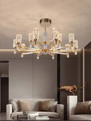 GobekUsa Bubble Crystal Chandelier for Luxurious Living Room Decor