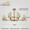 GobekUsa Bubble Crystal Chandelier for Luxurious Living Room Decor