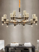 GobekUsa Bubble Crystal Chandelier for Luxurious Living Room Decor