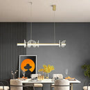 GobekUsa Butterfly Flower Chandelier Long Strip Pendant Lights