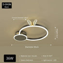 GobekUsa Butterfly Light: Modern Round Ceiling Lamp for Light Luxury Living Room, 2024 New Model