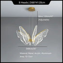 GobekUsa Butterfly Modern Pendant Chandelier for Living Room and Dining Area