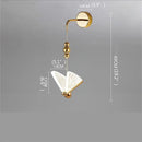 GobekUsa Butterfly Wall Lights: Nordic LED Sconces Modern Lamps Fixtures for Home Decor