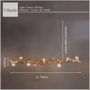 GobekUsa Caterpillar Metal Ball Chandelier: Modern Creative Long Bar Pendant Light for Kitchen Dining Room