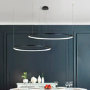 GobekUsa Circular LED Chandelier: Modern Circle Lights for Interior Lighting Engineering