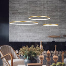 GobekUsa Circular LED Chandelier: Modern Circle Lights for Interior Lighting Engineering