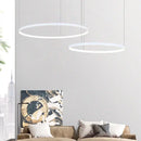 GobekUsa Circular LED Chandelier: Modern Circle Lights for Interior Lighting Engineering