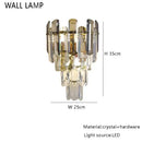 GobekUsa Crystal Ceiling Chandelier for Modern Living Room Decor
