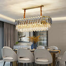 GobekUsa Crystal Ceiling Chandelier for Modern Living Room Decor