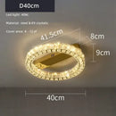 GobekUsa Crystal Ceiling Chandelier LED Light Fixture for Home Decor