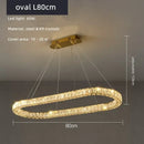 GobekUsa Crystal Ceiling Chandelier LED Light Fixture for Home Decor