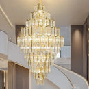 GobekUsa Crystal Chandelier: Modern Simple Luxury for Duplex Villa & Loft