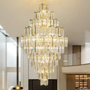 GobekUsa Crystal Chandelier: Modern Simple Luxury for Duplex Villa & Loft