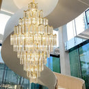 GobekUsa Crystal Chandelier: Modern Simple Luxury for Duplex Villa & Loft