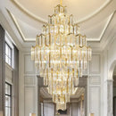 GobekUsa Crystal Chandelier: Modern Simple Luxury for Duplex Villa & Loft