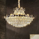 GobekUsa Crystal Chandelier: Modern Nordic Luxury for Living Room, Dining Room, Bedroom